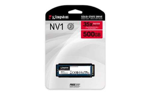 Kingston NV1 500GB NVMe PCIe Solid State Drive